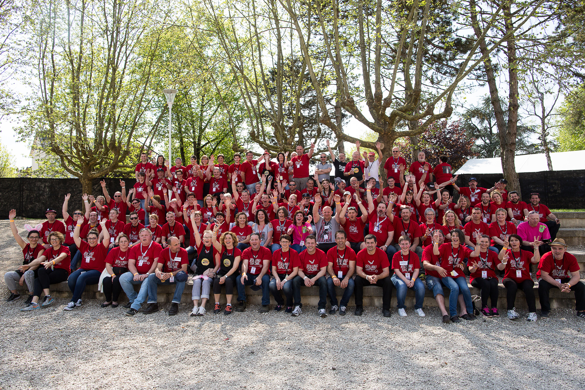 Les bénévoles du Rolling Saône 2016