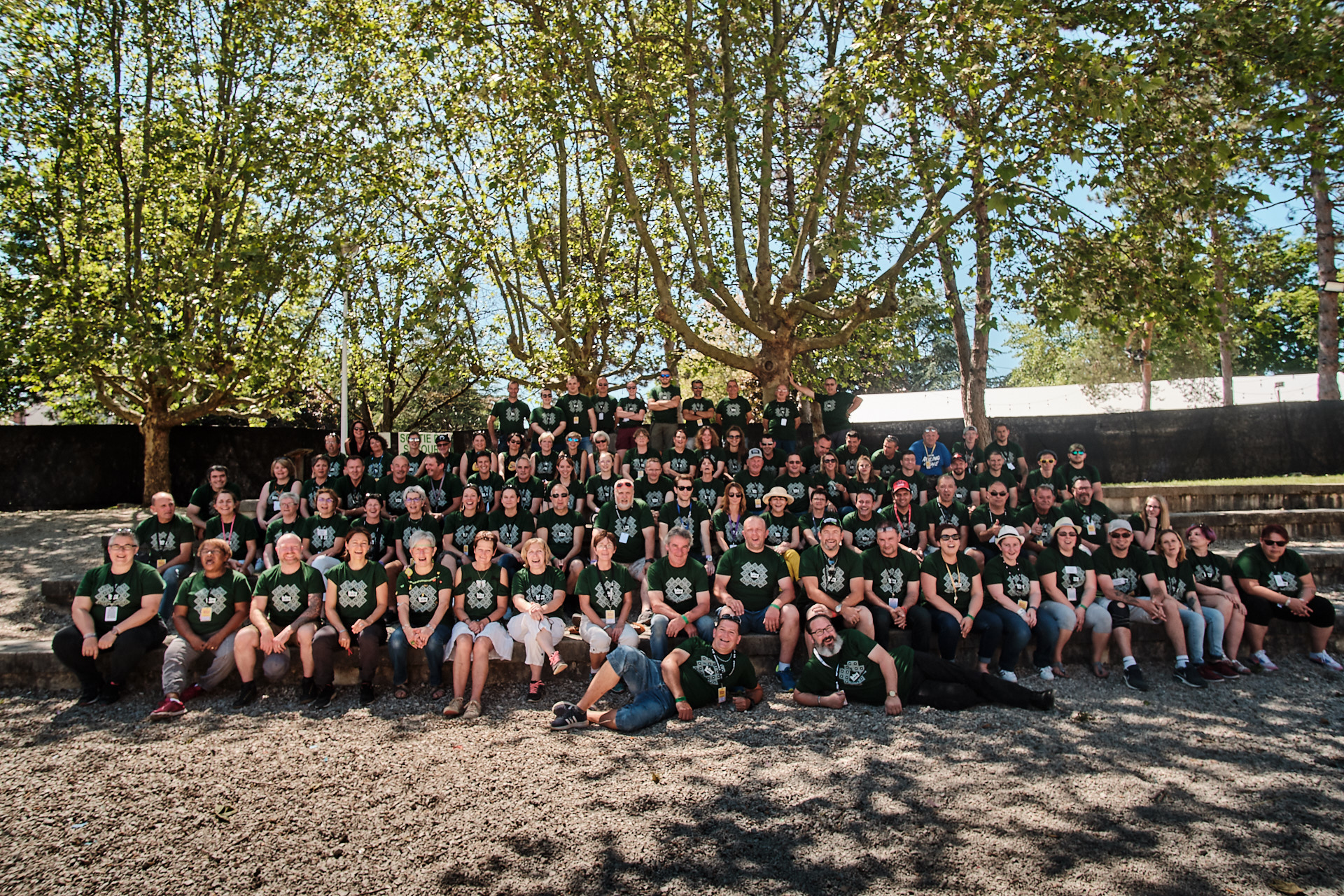 Les bénévoles de Rolling Saône 2019