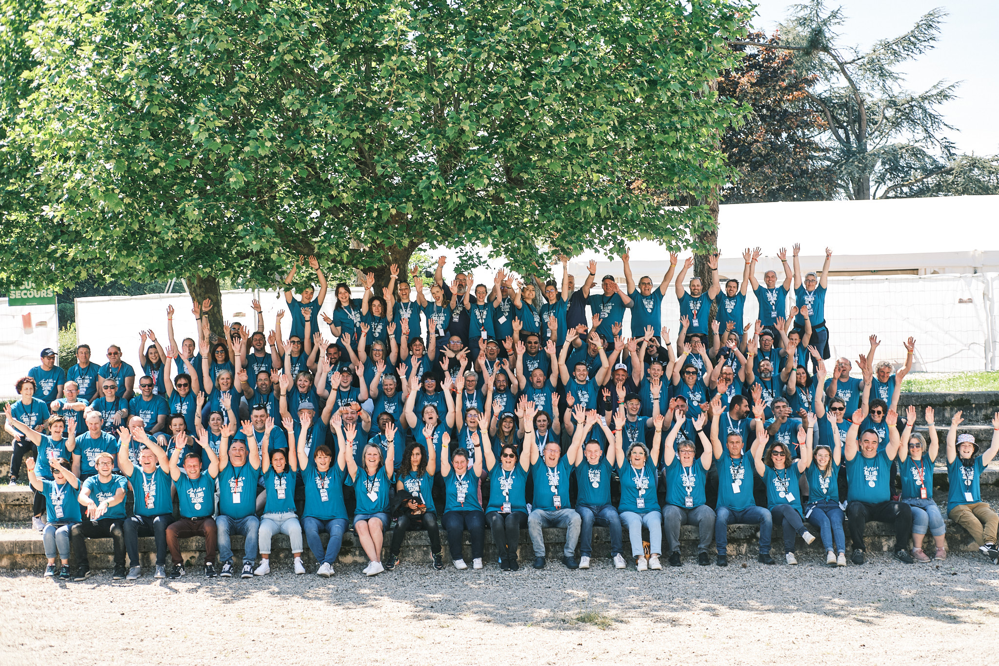 Les bénévoles du festival Rolling Saône 2024